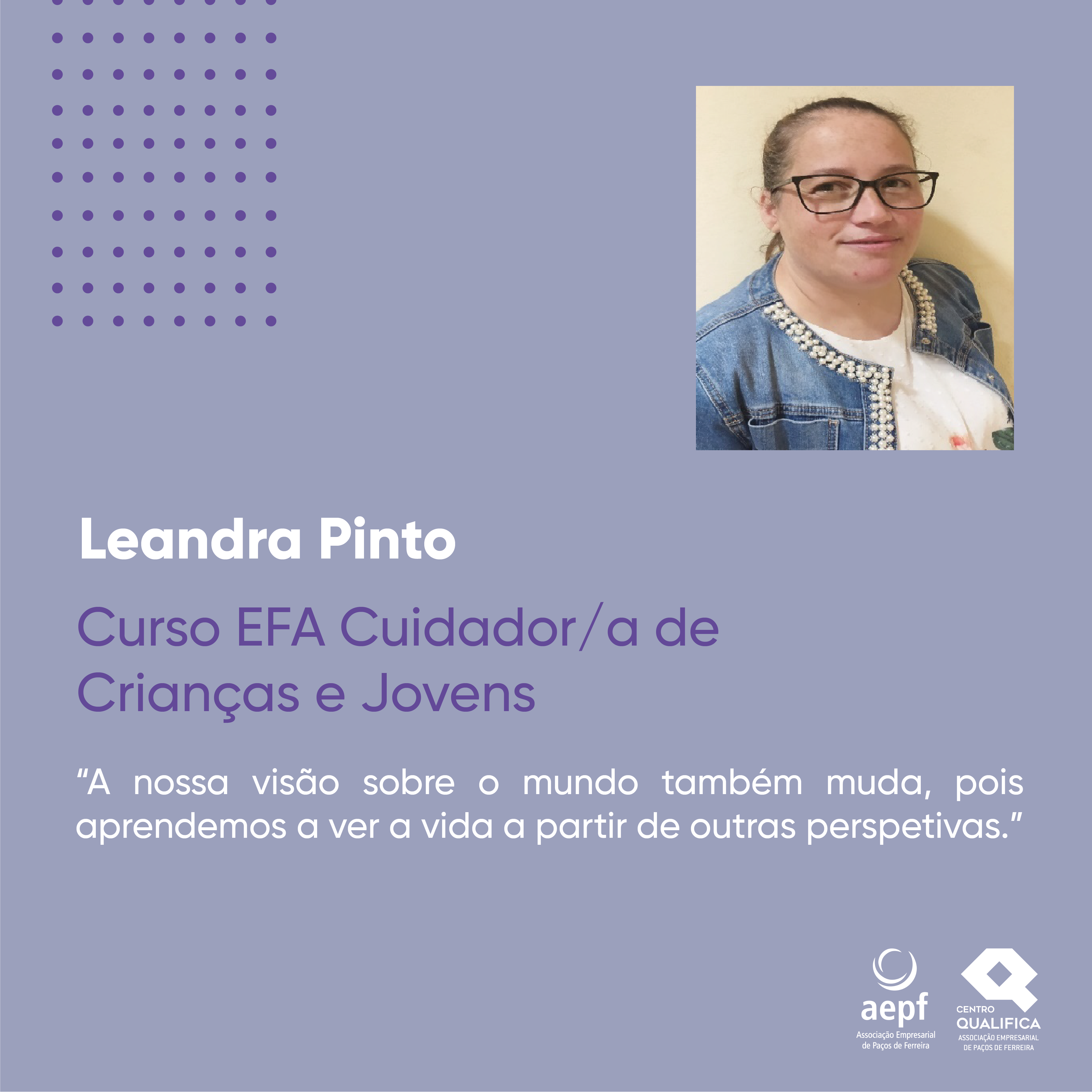 Testemunho Leandra Pinto